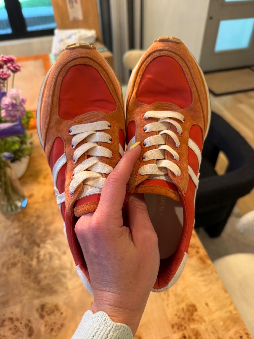 Veronica beard persimmon sneaker - Picture 2 of 5